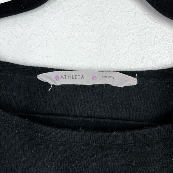 Athleta Black 100% Merino wool Sweater Dress, XS, - Picture 4 of 7